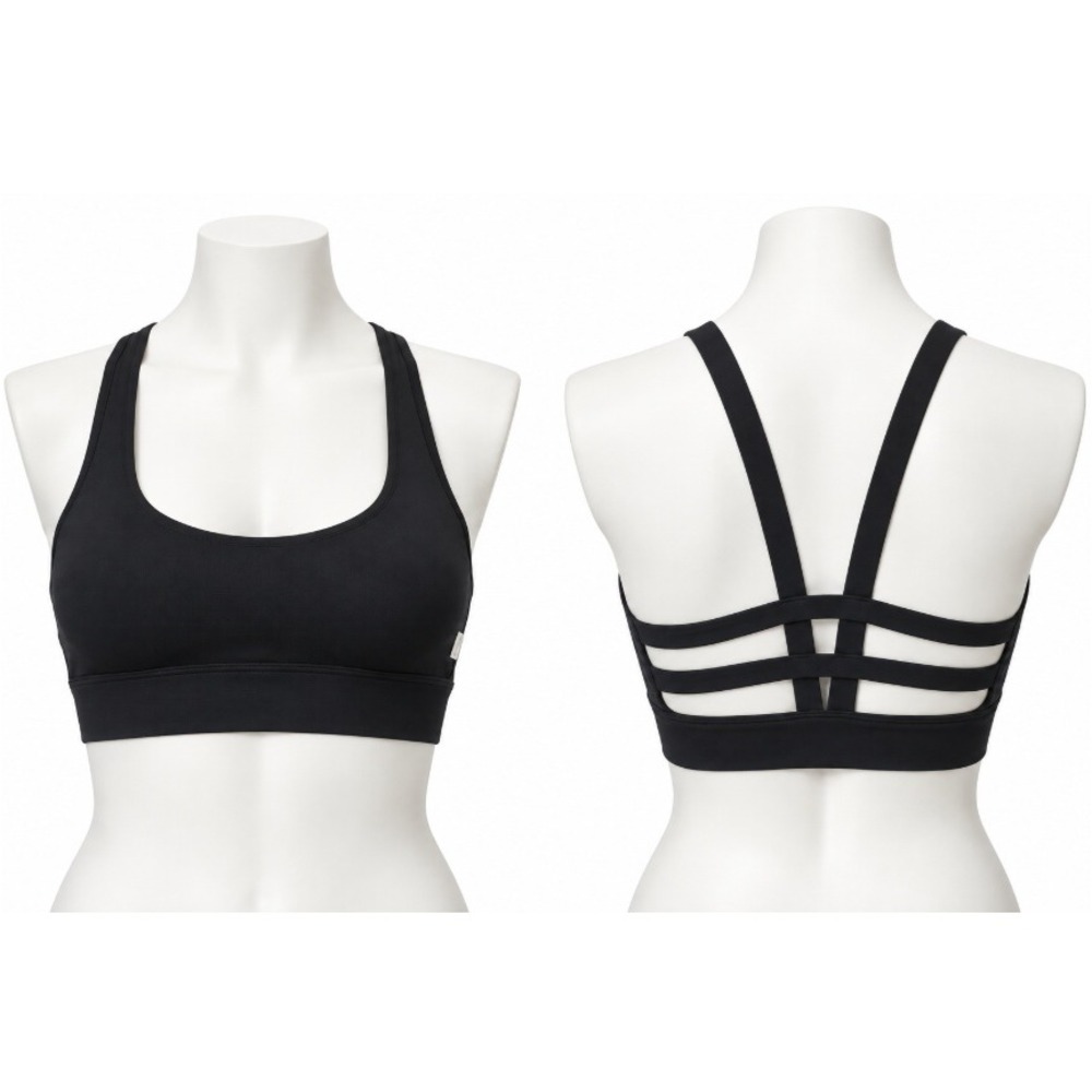 Vuori Women's Black Yosemite Longline Bra Size XS NWT